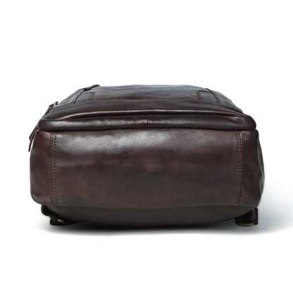 The Voyager - Leather Laptop Backpack for Men