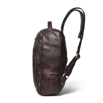 The Voyager - Leather Laptop Backpack for Men