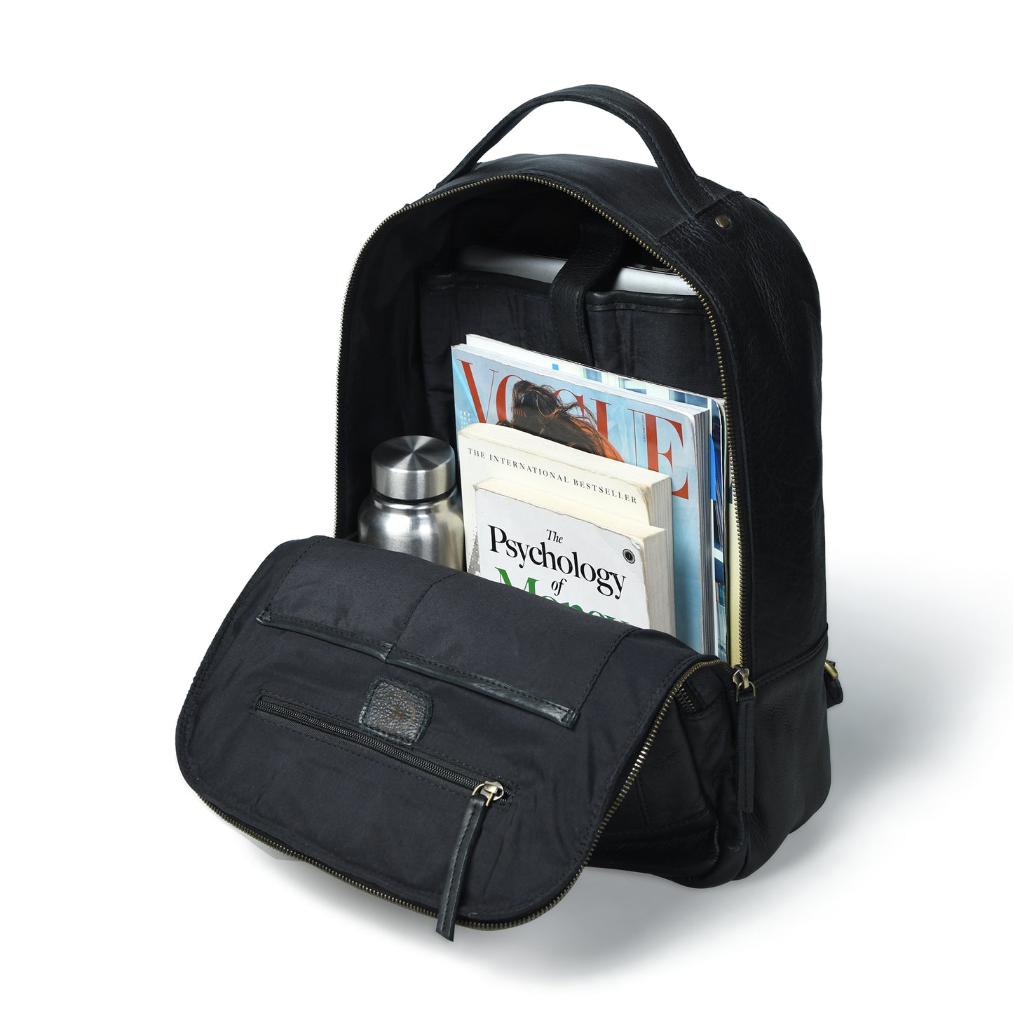 The Voyager - Leather Laptop Backpack for Men