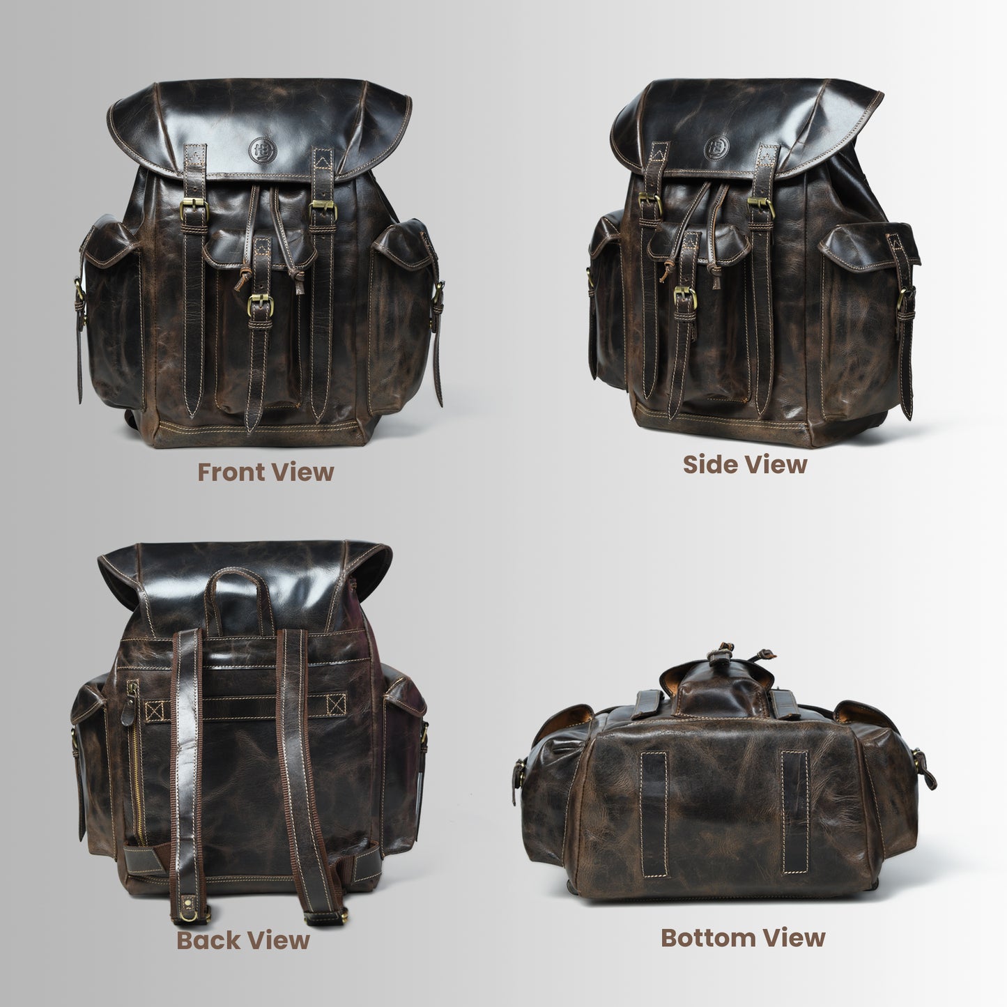 The Callum- Leather Backpack for Travel