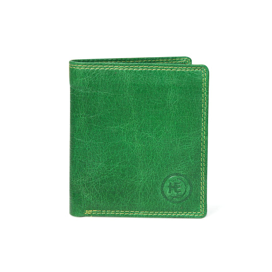 Vintage Green Trifold ID Wallet