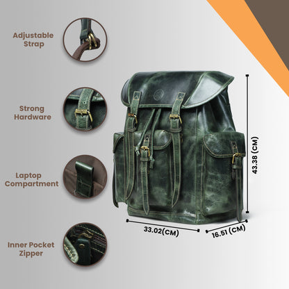 The Callum- Leather Backpack for Travel