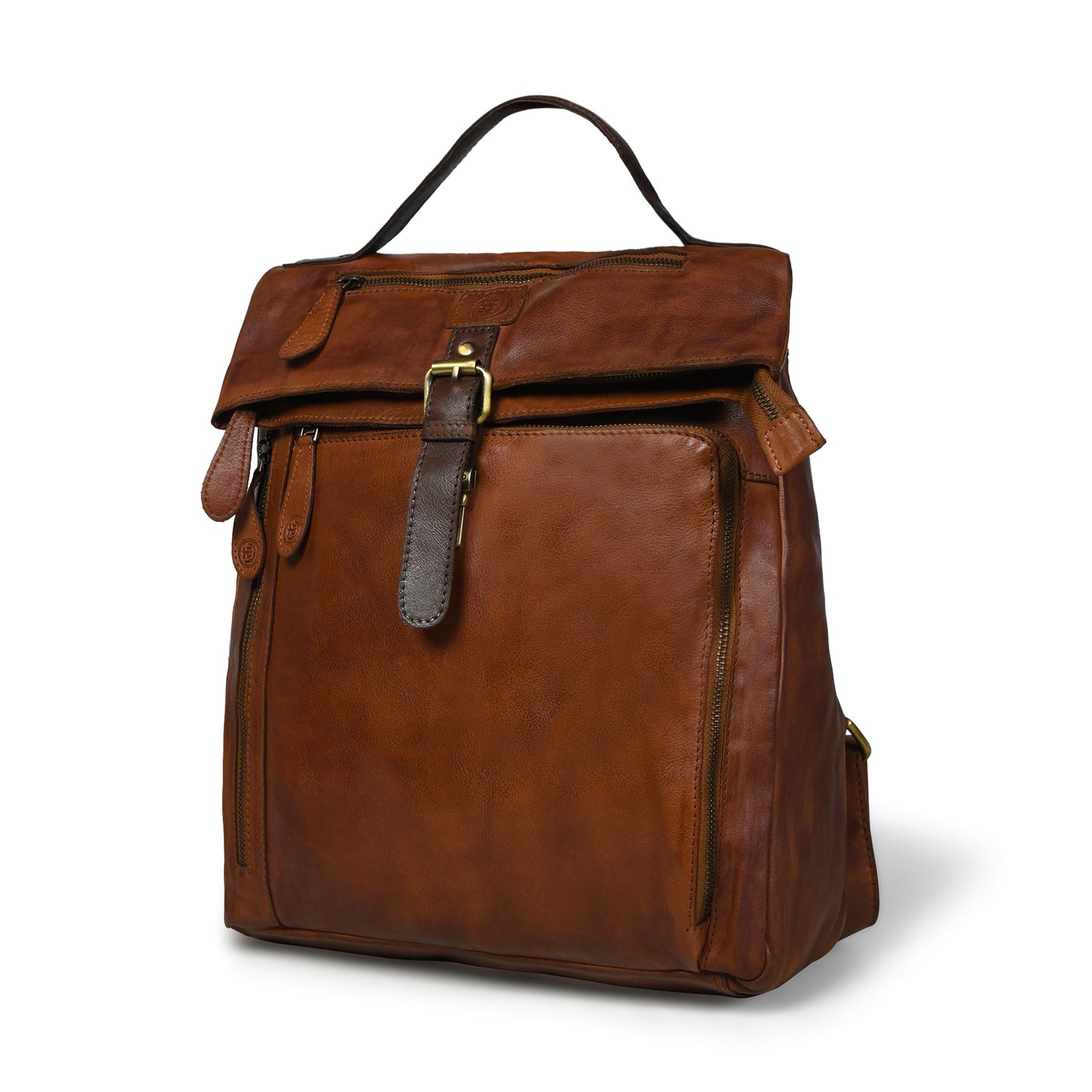 The Ansel- Leather Laptop Backpack