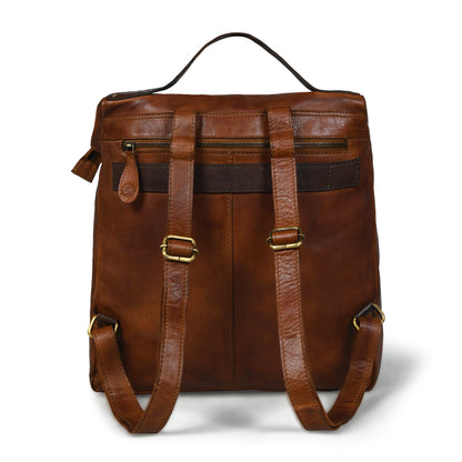 The Ansel- Leather Laptop Backpack