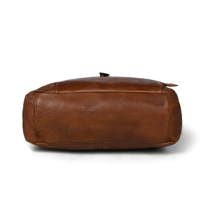 The Ansel- Leather Laptop Backpack