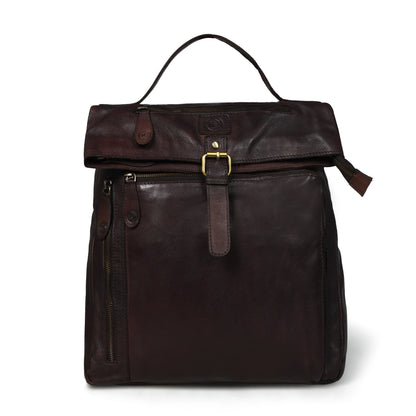 The Ansel- Leather Laptop Backpack