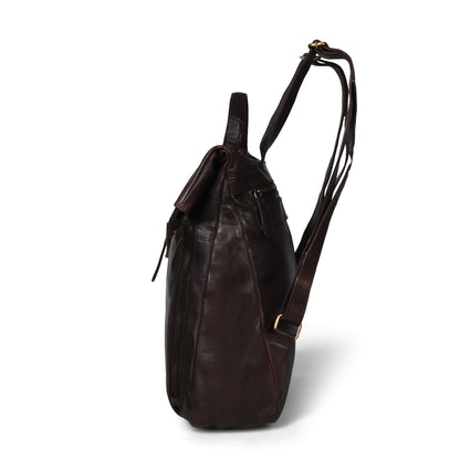 The Ansel- Leather Laptop Backpack
