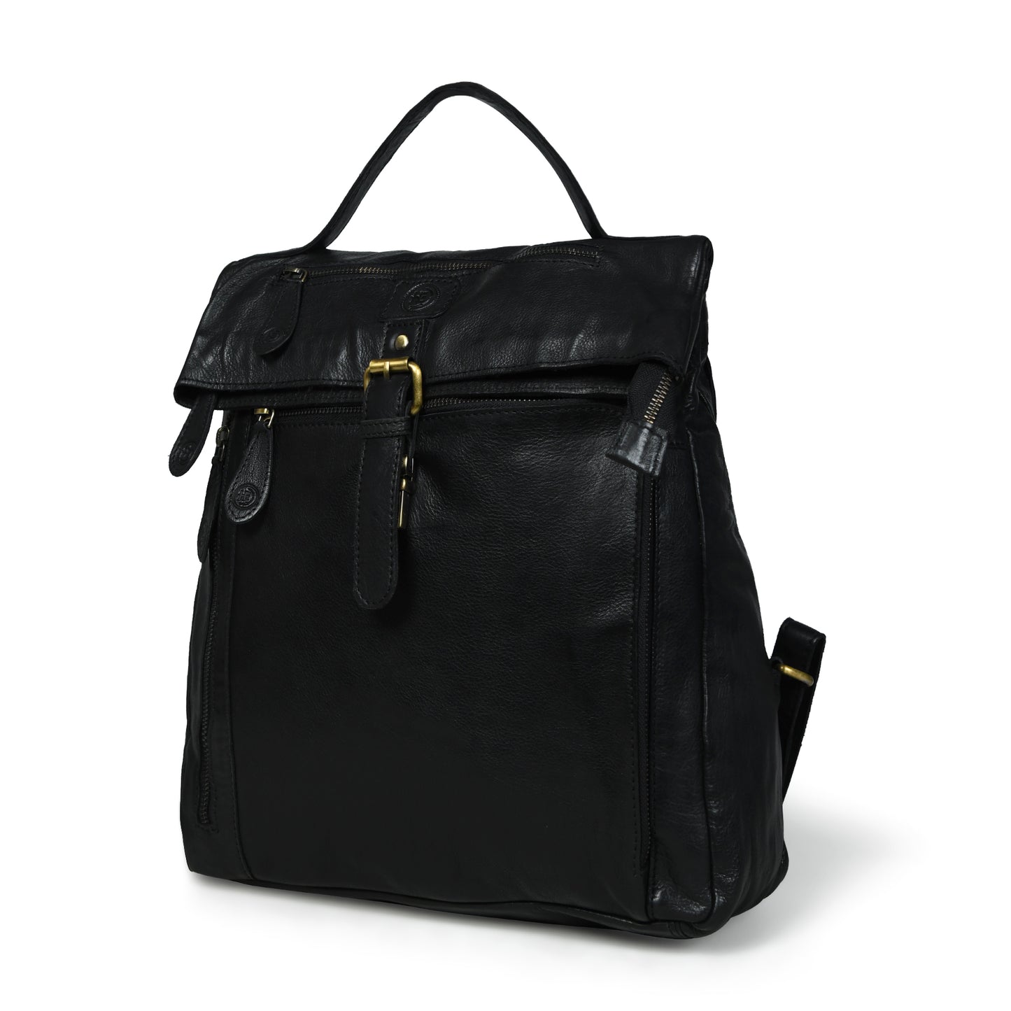 The Ansel- Leather Laptop Backpack
