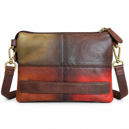Solivagant Mosaic patchwork Leather Sling Bag