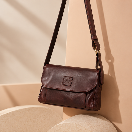 Classic Fold Style Bag - Dark Brown